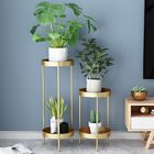 Rustproof Round 80cm Height Two Layer Plant Stand